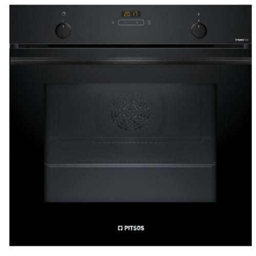  Pitsos PH33M41B3 εντοιχιζόμενο φούρνο, 60 x 60 cm, Μαύρο,
