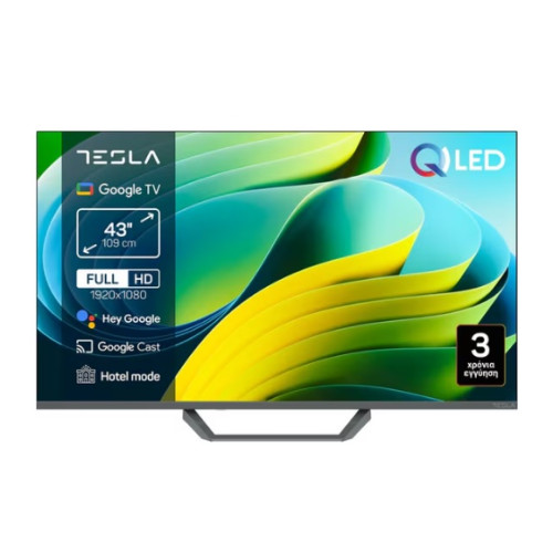 Tesla  Q43E665GFS QLED 43" Full HD Google TV Τηλεόραση