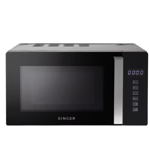 SINGER MWGBL DGT BL 20 Lt με Grill Μαύρο Φούρνος Μικροκυμάτων