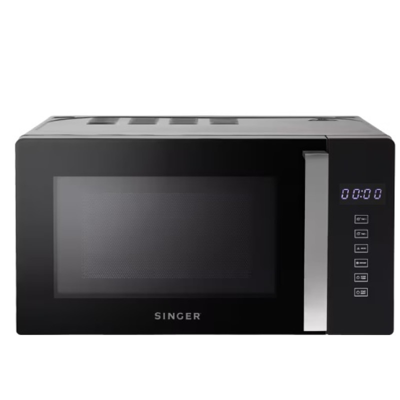 SINGER MWGBL DGT BL 20 Lt με Grill Μαύρο Φούρνος Μικροκυμάτων