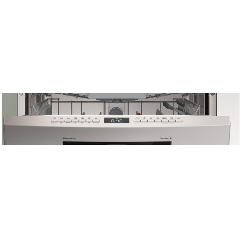  Bosch, SMS6ECI15E Eλεύθερο πλυντήριο πιάτων, Brushed steel anti-fingerprint, 60 cm,με  Home Connect