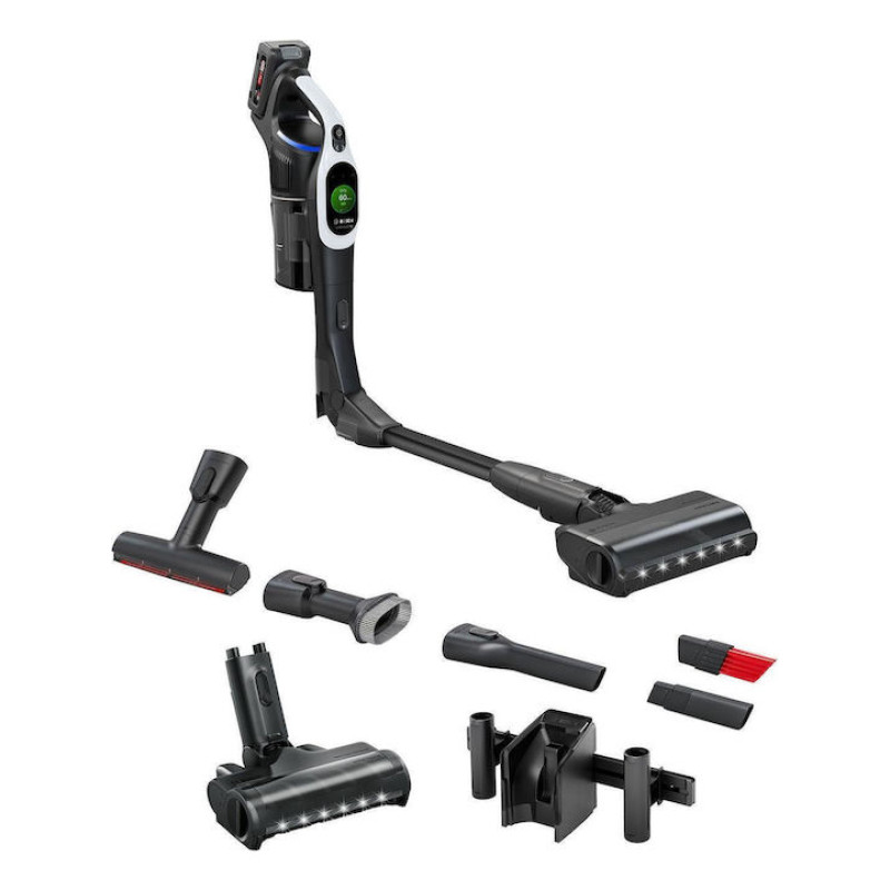 Bosch BCS1041WAC Unlimited 10 Επαναφορτιζόμενη Σκούπα 2 σε 1 Stick & Χειρός 18V Λευκή 
