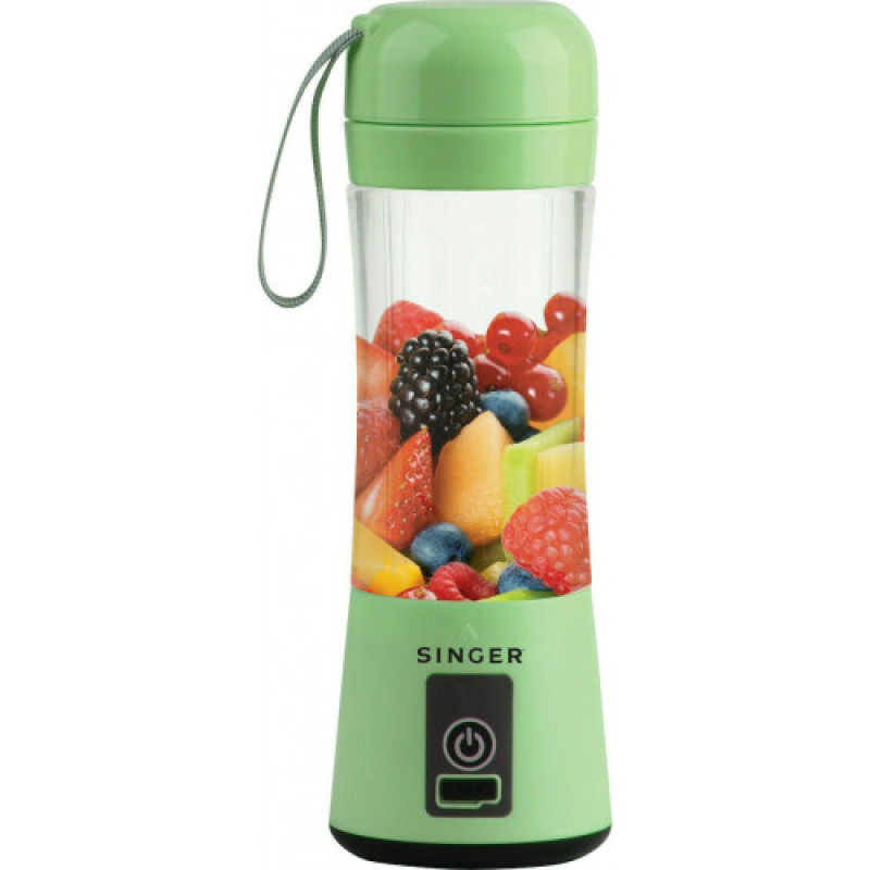 Singer PB 138GR Επαναφορτιζόμενο Φορητό Μπλέντερ 100W
