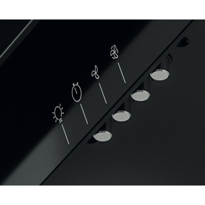 Whirlpool WHVP 65F LM K Απορροφητήρας καμινάδα 60cm Black.