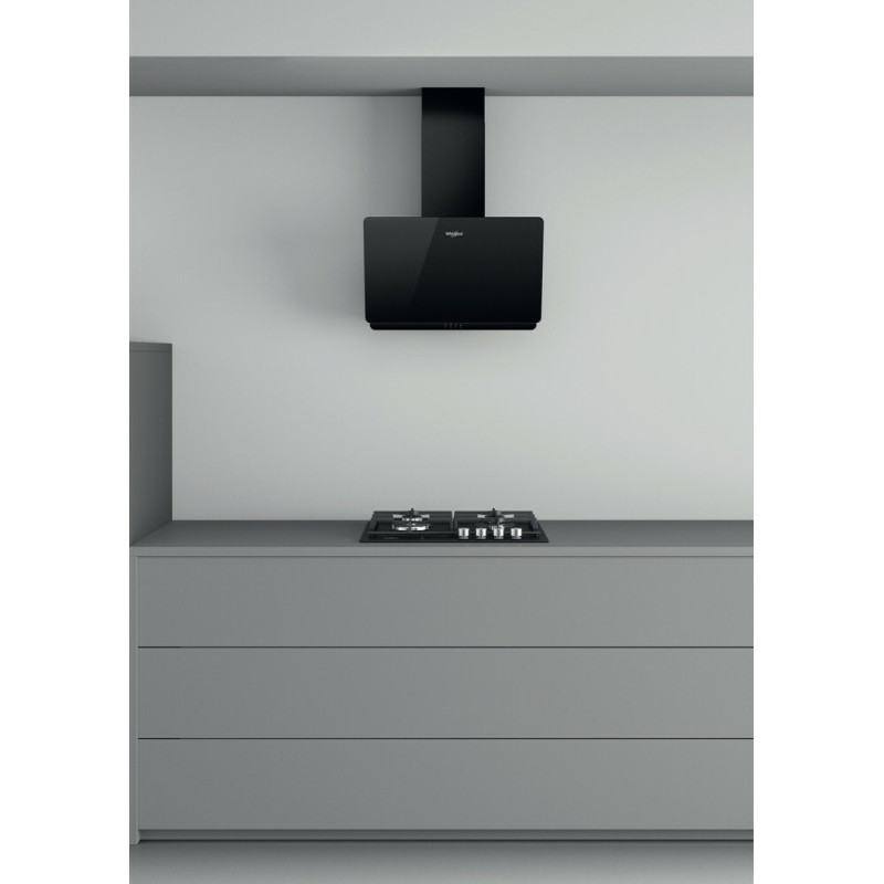 Whirlpool WHVP 65F LM K Απορροφητήρας καμινάδα 60cm Black.