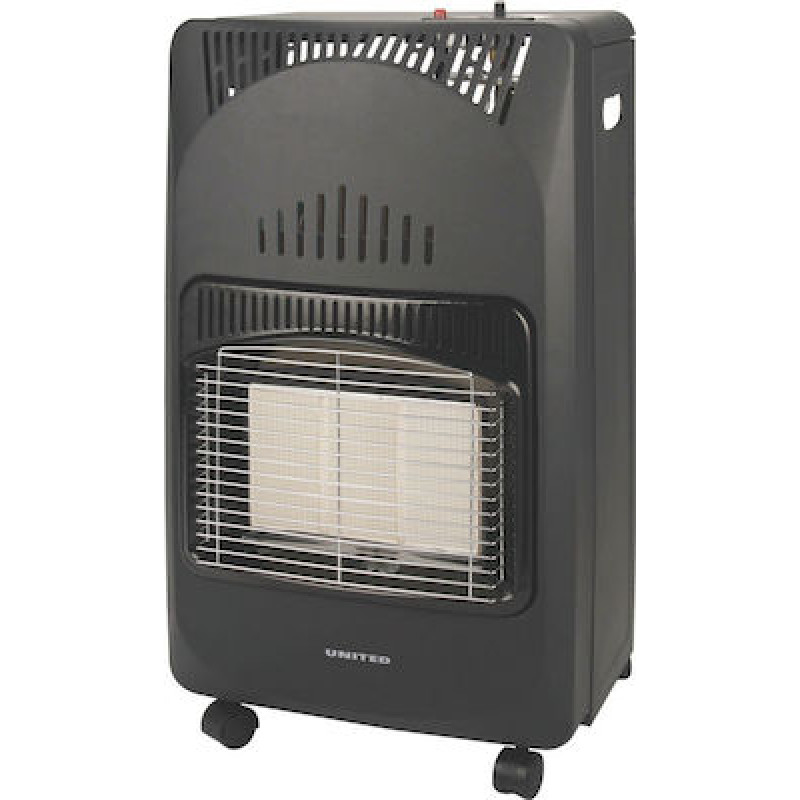 United UHG-842 Κεραμική Σόμπα Υγραερίου 4200W Μαύρη 42x35.5x73.5cm