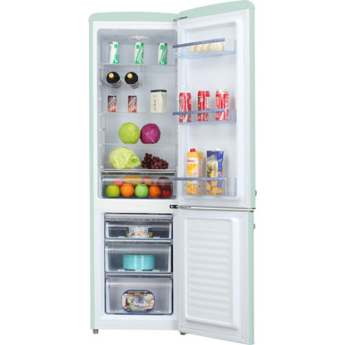 Morris MRS-31252LG Retro Ψυγειοκαταψύκτης 244lt Υ181xΠ55xΒ61.5εκ. Τιρκουάζ 