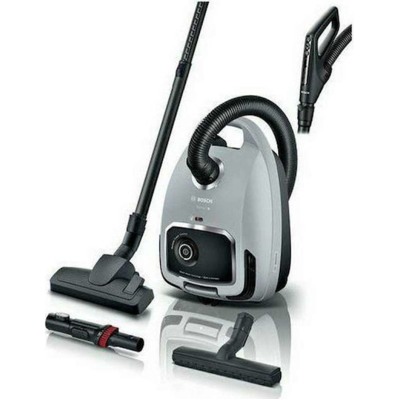 Bosch BGB6X330 Ηλεκτρική Σκούπα 600W με Σακούλα 4lt Γκρι