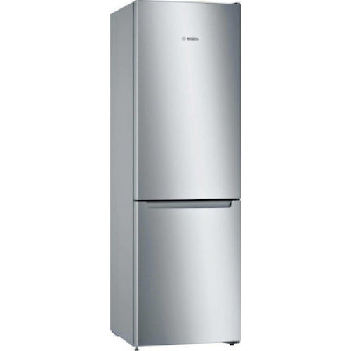 Bosch KGN33NLEB Ψυγειοκαταψύκτης 282lt NoFrost Υ176xΠ60xΒ66εκ. Inox 