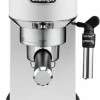 Delonghi Dedica Pump Αυτόματη Μηχανή Espresso 1300W Πίεσης 15bar Λευκή (EC 685.W) (DLGEC685.W)