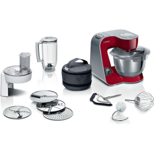 Bosch MUM5X720 Κουζινομηχανή 1000W με Ανοξείδωτο Κάδο 3.9lt