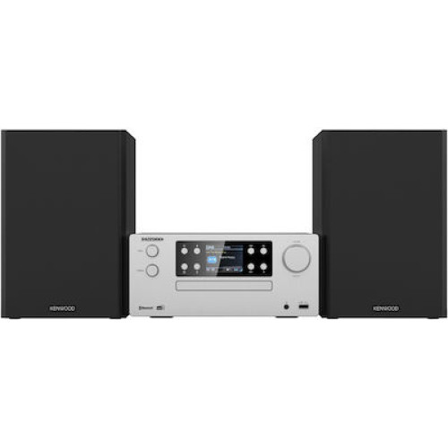 Kenwood Ηχοσύστημα 2.1 M-925DAB-S 100W με CD / Digital Media Player και Bluetooth Ασημί