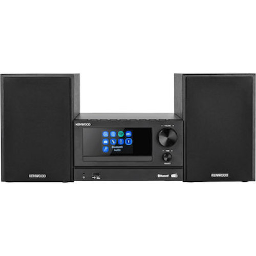 Kenwood Ηχοσύστημα 2.0 M-7000S -B 60W με CD / Digital Media Player, WiFi και Bluetooth Μαύρο
