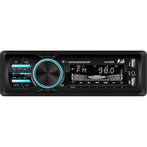 F&U CA-2792BT Ηχοσύστημα Αυτοκινήτου Universal 1DIN (Bluetooth/USB)
