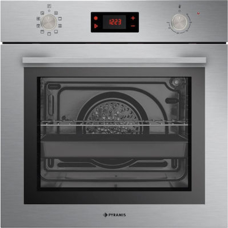Pyramis 731065 PKLED Φούρνος άνω Πάγκου 73lt χωρίς Εστίες Π59.5εκ. Inox  (034067601).