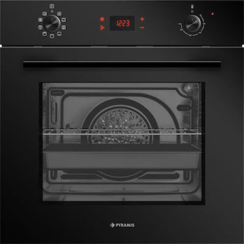 Pyramis 731065 PKLED Φούρνος άνω Πάγκου 73lt χωρίς Εστίες Π59.5εκ. Μαύρος  (034067701).