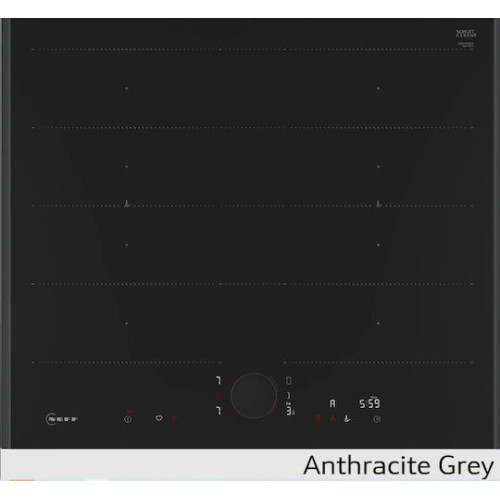 NEFF NFLIN60A1 (T66YYY4B0 Z9801TWAY0 Z9802PFAY0) επαγωγική εστία 60cm της Matt Black edition με ανταλλάξιμα διακοσμητικά στοιχεία (YourNEFF) Antracite Gray