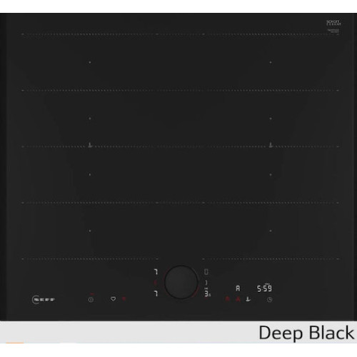 NEFF NFLIN60D1 (T66YYY4B0 Z9801TWDY0 Z9802PFDY0 ) επαγωγική εστία 60cm της Matt Black edition με ανταλλάξιμα διακοσμητικά στοιχεία (YourNEFF) Deep  Black
