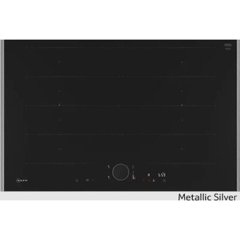 Neff  NFLIN80M0 (T68YYY4C0+Z9801TWMY0+Z9802PFMY0) Αυτόνομη Flex επαγωγική εστία Twist Pad® Flex και διακοσμητικές λωρίδες FlexDesign,Mettalic Silver