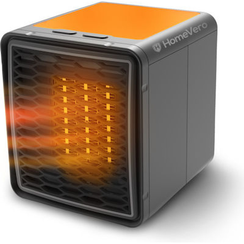 HomeVero HV-H1200 Αερόθερμο Δωματίου Δαπέδου 1200W Με φωτισμό: εναλλαγή 7 διαφορετικών χρωμάτων