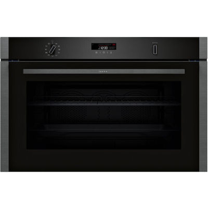 Neff L2ACH7MG0 Φούρνος άνω Πάγκου 112lt χωρίς Εστίες Π89.6εκ. με πυρόλυση Μαύρος 