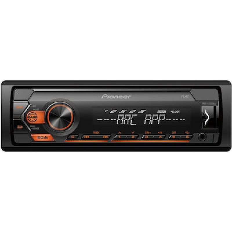 Pioneer MVH-S120UBA  Ηχοσύστημα Αυτοκινήτου 1DIN (USB/AUX) με Αποσπώμενη Πρόσοψη
