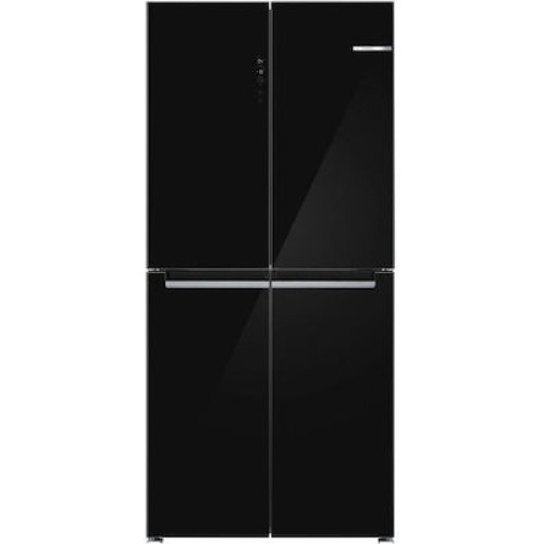 Bosch KMC85LBEA Ψυγείο Ντουλάπα NoFrost Υ189.5xΠ85.5xΒ66.6εκ. Μαύρο 