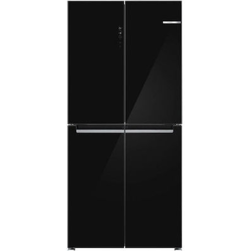 Bosch KMC85LBEA Ψυγείο Ντουλάπα NoFrost Υ189.5xΠ85.5xΒ66.6εκ. Μαύρο 