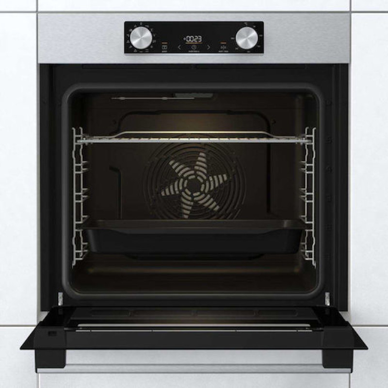 Gorenje ΒΟ6737Ε02Χ Φούρνος άνω Πάγκου 77lt Π59.5εκ. Inox 