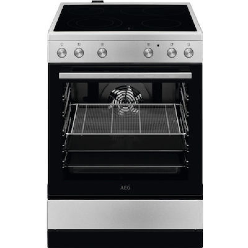 AEG CCB6400CBM SurroundCook Κουζίνα 73lt με Κεραμικές Εστίες Π60cm Inox