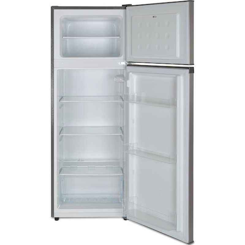 Carad DFD247X Ψυγείο Δίπορτο 206lt Υ144xΠ54.5xΒ57εκ. Inox 