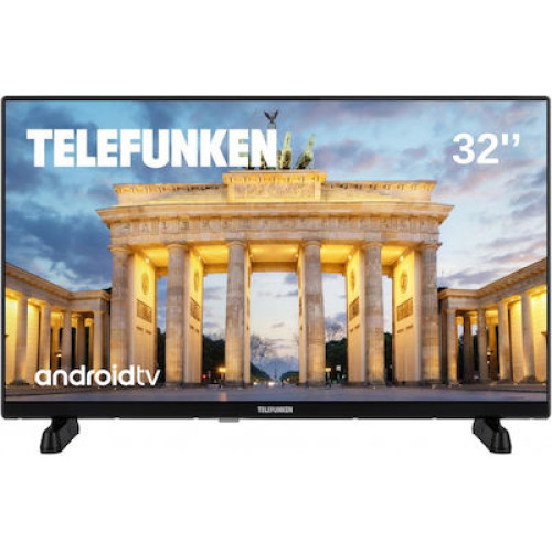 Telefunken Smart Τηλεόραση 32" HD Ready LED 32HA6002F/G HDR (2024)
