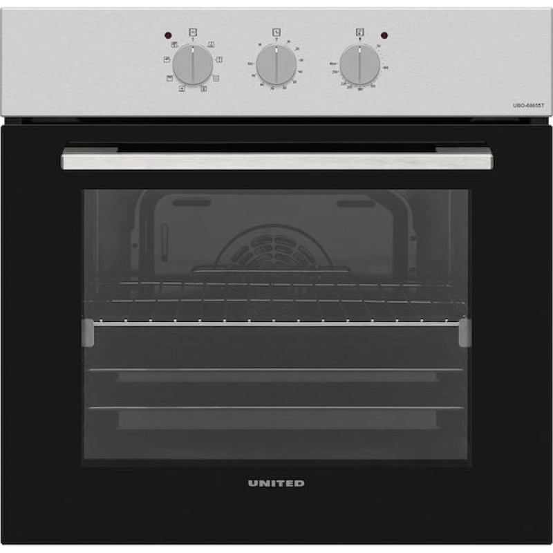 United UBO-68655T Φούρνος άνω Πάγκου 69lt Π59.5εκ. Inox