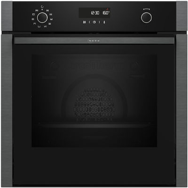Neff  B5ACH7AG3 Φούρνος άνω Πάγκου 71lt χωρίς Εστίες Π59.4εκ. Γκρι ,Πόρτα Slide & Hide και Πυρολυτικός αυτόκαθαρισμός με Easy Clean