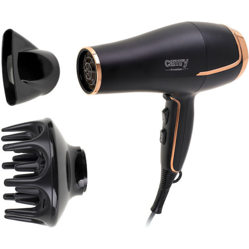 Camry CR 2255 Hair Dryer with Diffuser, 2200W