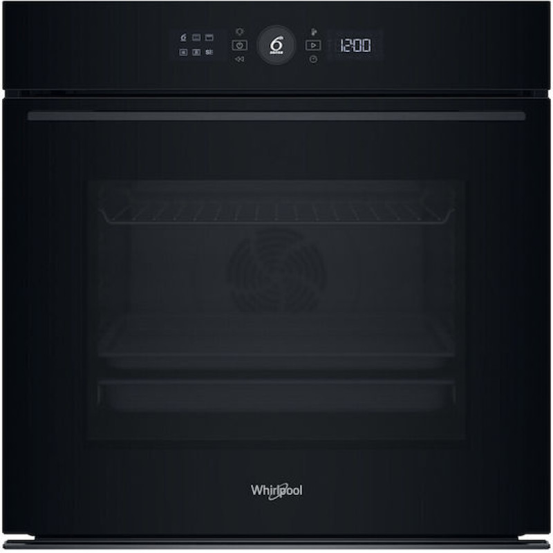 Whirlpool WOI5S8PM1SBA Φούρνος άνω Πάγκου 73lt, Steam + Λειτουργία Ατμού, Μαύρος