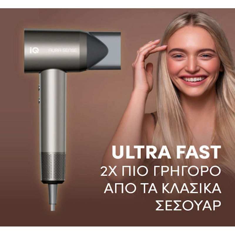 IQ HD-1285 Ionic Πιστολάκι Μαλλιών με Φυσούνα 1600W