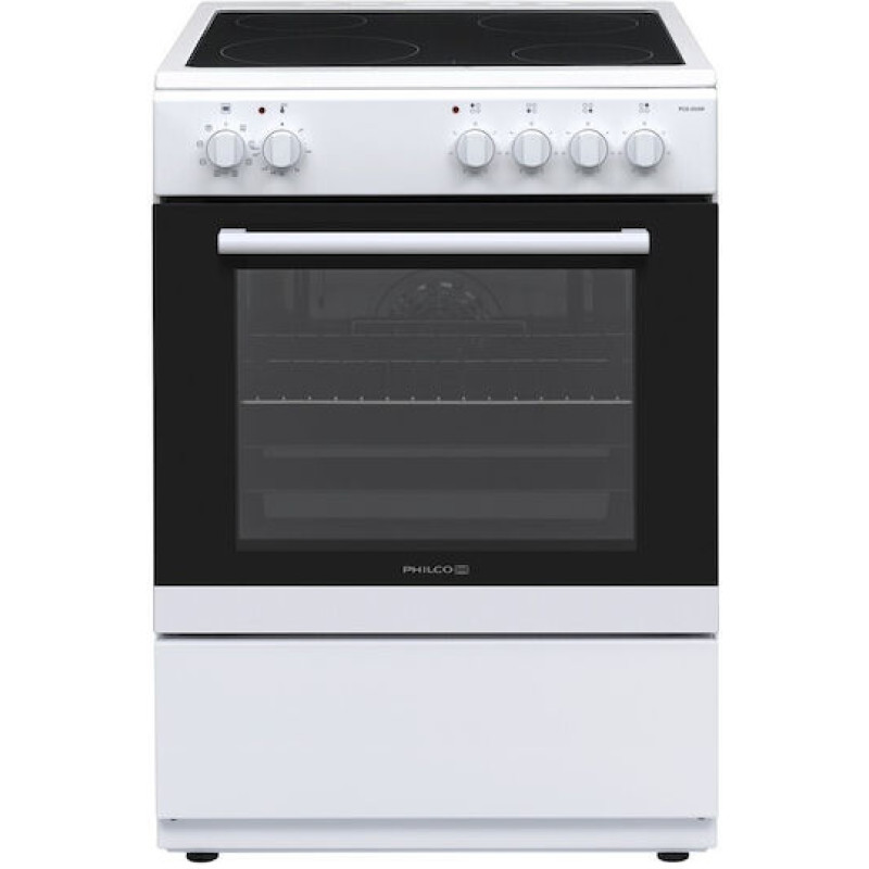 Philco PCE 654w Κουζίνα 69lt με Κεραμικές Εστίες Π60εκ. Λευκή