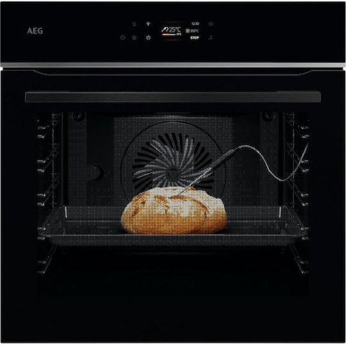 AEG TE7PB63ZAB 7000 MealAssist Εντοιχιζόμενο Multifunction Φούρνος 71 λίτρα A++ Μαύρο Mε Πυρόλυση και WiFi