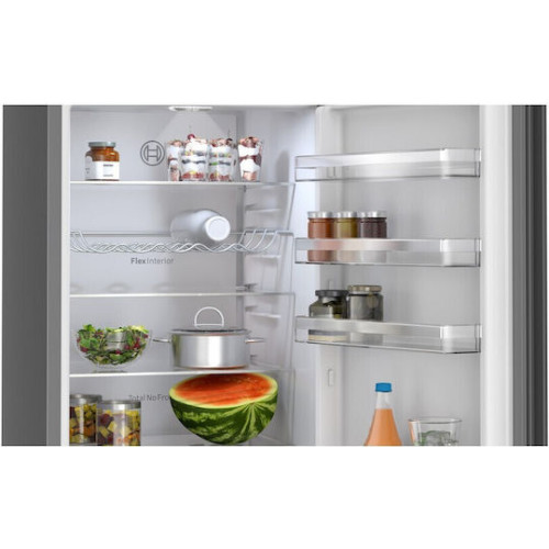 Bosch KGN39OCAF Ψυγειοκαταψύκτης 363lt NoFrost Υ203xΠ60xΒ66.5εκ. Γκρι 