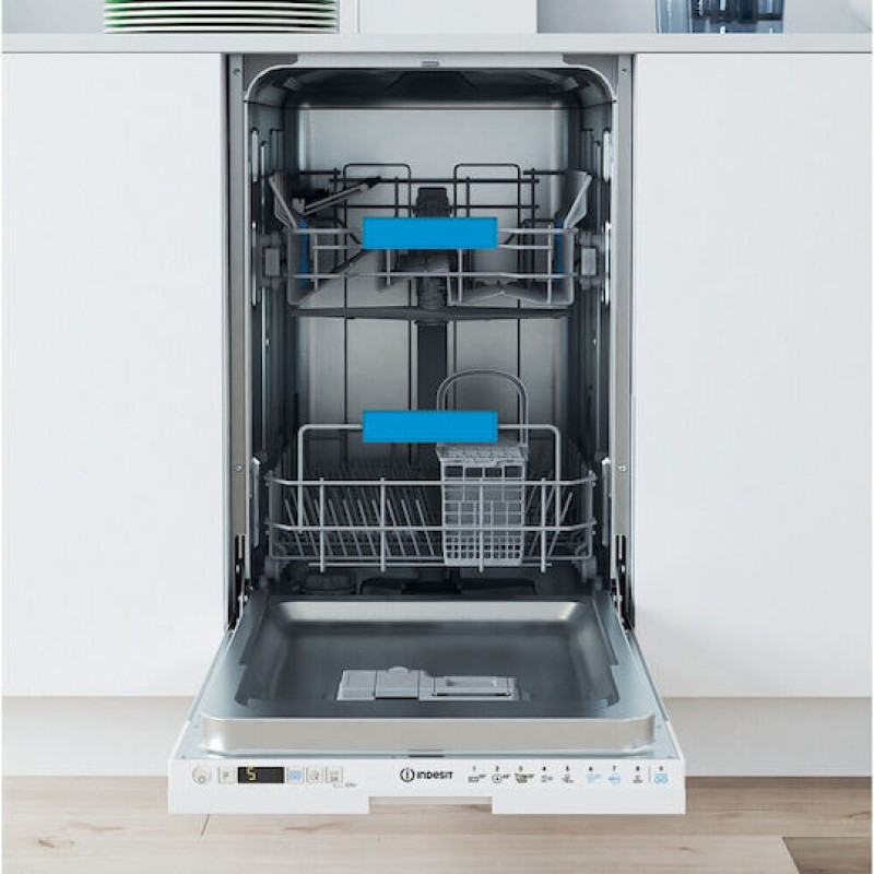 Indesit IN2IC10BS7A0 Εντοιχιζόμενο Πλυντήριο Πιάτων για 10 Σερβίτσια Π45cm