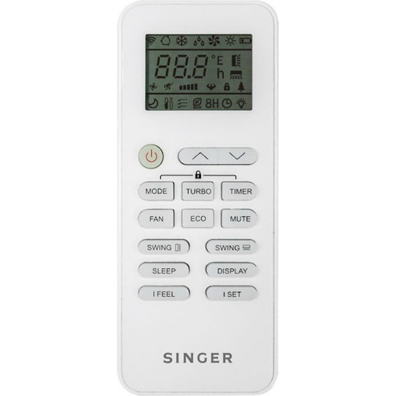 Singer 24.000BTU SNT25-24IVi/SNT25-24IVo Inverter A++/A+++ με WiFi