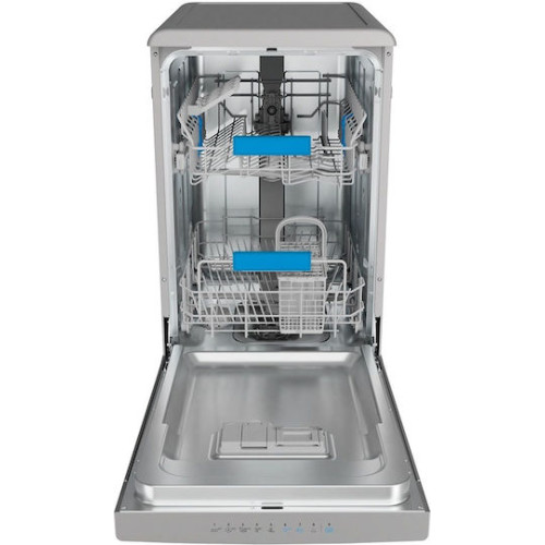 Indesit IN2FC10BS7A0S Ελεύθερο Πλυντήριο Πιάτων για 10 Σερβίτσια Π45xY85εκ. Inox