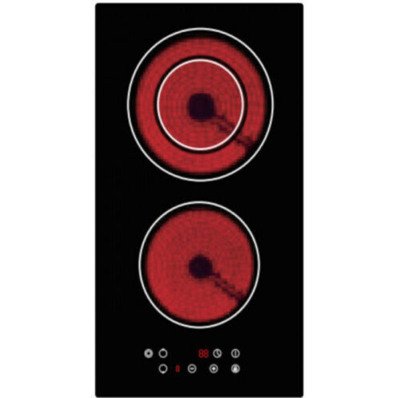 Princess PS330VC Domino Κεραμική Εστία Αυτόνομη με Λειτουργία Κλειδώματος 29x52εκ.