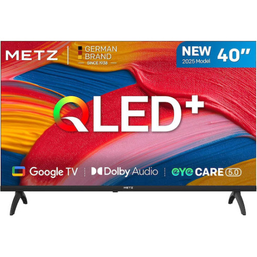 Metz 40MQF7000Z,QLED HD Google TV (2025)  με 5 Χρόνια Εγγύηση
