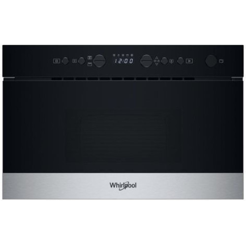 Whirlpool WMN574BXA Εντοιχιζόμενος Φούρνος Μικροκυμάτων με Grill 22lt Μαύρος