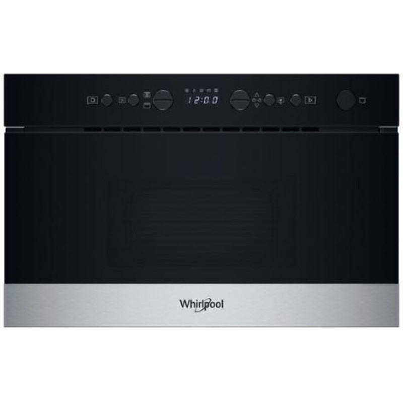 Whirlpool WMN574BXA Εντοιχιζόμενος Φούρνος Μικροκυμάτων με Grill 22lt Μαύρος
