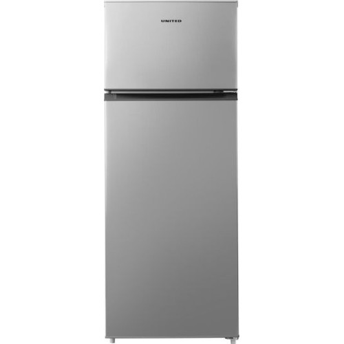 United UDS-1438E Ψυγείο Δίπορτο 210lt Υ143xΠ55xΒ55εκ. Inox 