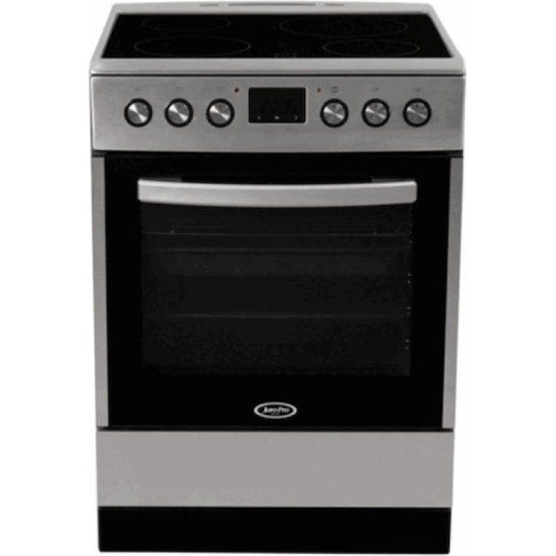 Juro-Pro HK7311SPF  Κουζίνα 77lt με Κεραμικές Εστίες Π60εκ. Inox