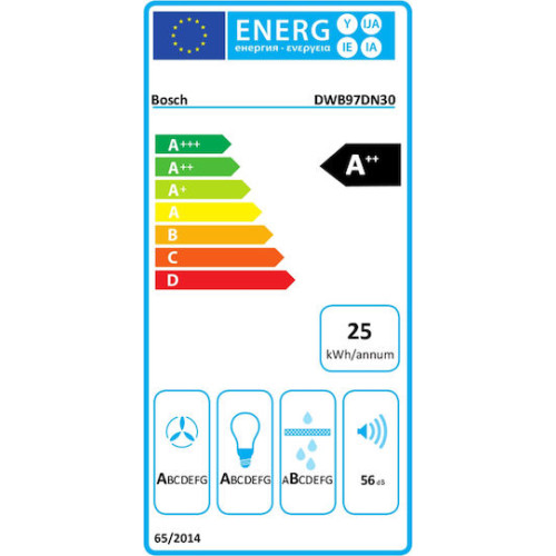 Bosch DWB97DN30  Ελεύθερος Απορροφητήρας 90cm Inox Look